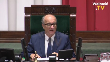 BURZA NA POCZĄTKU OBRAD PO SENSACYJNYM SONDAŻU DLA GRZEGORZA BRAUNA! WYPRZEDZIŁ KONFEDERACJĘ!