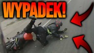 MOTOCYKLISTA NIE MIAŁ SZĘŚCIA!
