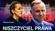 PIENIĄDZE PiS I PEGASUS.  DUDA CHCE ZŁAMANIA PRAWA MEC.  GREGORCZYK-ABRAM KRYTYCZNIE O PREZYDENCIE