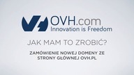 OVH - Zamówienie nowej domeny na stronie ovh.pl