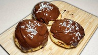 Pączki z czekoladą z piekarnika.  Prosty przepis na tłusty czwartek!