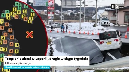 Trzęsienie ziemi w Japonii, drugie w ciągu tygodnia.  Kilkudziesięciu rannych [KS Info]