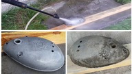 Hydro piaskowanie aluminium.