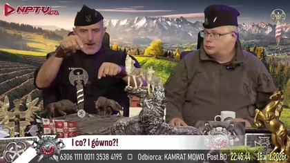 I co? I g&oacute;wno!? Śr.  16. 9. 2026r.  W.  Olszański, M.  Osadowski Kamraci NPTV.pl RODACY KAMRACI.