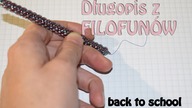 BACK TO SCHOOL 2018 - Długopis z filofunów / Pen filofun