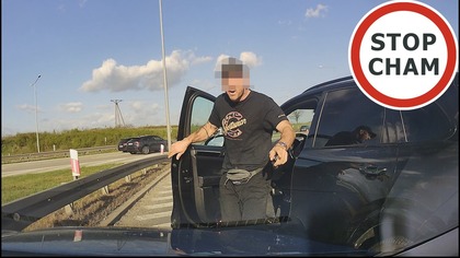 Narwaniec w Porsche zajeżdża drogę i wyhamowuje #2239 Wasze Filmy