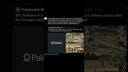 Kto ma akcje Palantira?


$PLTR Maven AI został sformalizowany jako podstawowy system wojskowy USA