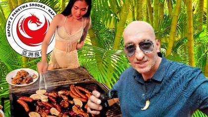 Niedziela z Prezesem.  Przy grillu.