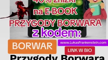 40% zniżki z kodem na zakup ebooka Przygody Borwara @OkiemPisarza #ebook #fantasy #dlaciebie