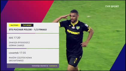 TVP Sport - Zapowiedzi mecz&oacute;w p&oacute;łfinałowych piłkarskiego Pucharu Polski (08. 04. 2026)