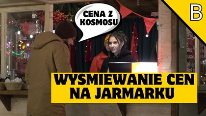 WYŚMIEWANIE CEN NA JARMARKU