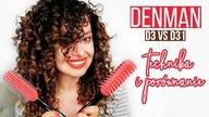 Szczotka DENMAN D3 VS D31  Technika i porównanie | Curly Madeleine