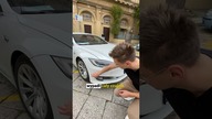 Uszkodzili mi Tesle na Sycylii! ODPADŁ ZDERZAK  #tesla #elektromobilność #danielgrzyb