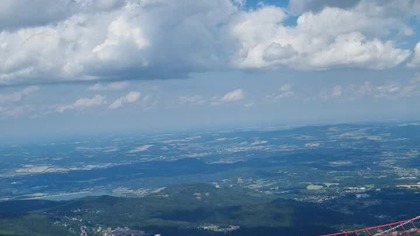 Śnieżka 2025 widok na góry