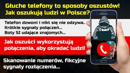 Głuche telefony i sposoby oszustów na okradanie ludzi przez telefon