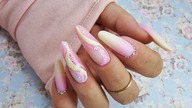 pastel bling nails art tutorial / Allepaznokcie