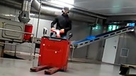 Paleciak Linde samojezdny Jazda testowa