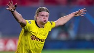 Borussai - Sevilla 3:2 Dwie Bramki HAALANDA