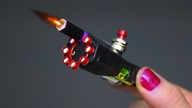 How to Make a MINI ELECTRIC GUN THAT SHOOTS / Tutorials