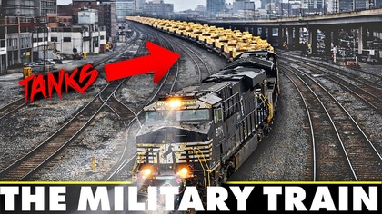 Why Thousands of Military Tanks Still Move by Train