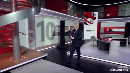 BBC One - Zakończenie BBC News at Ten (10. 08. 2022) - test ElevenLabs AI Dubbing