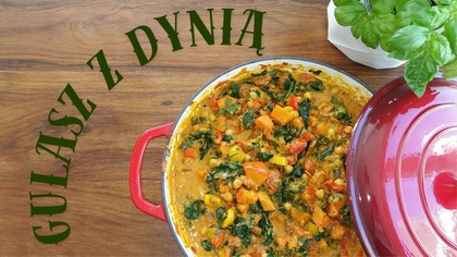 Jednogarnkowy obiad z dynią i ciecierzycą  szybki przepis na gulasz!