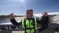 FIRST TANDEM JUMP.  ADV Zadar Croatia Pierwszy skok w tandemie.
