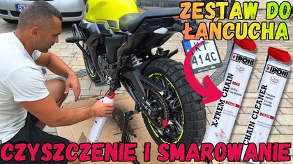 Czyszczenie i smarowanie łańcucha w motocyklu | Jakich preparatów używać #yamaha #zontes #motovlog