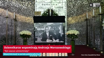 Dziennikarze wspominają Andrzeja Morozowskiego.  Był zawsze uśmiechnięty [KS Info]