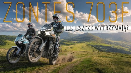 Jeździ lepiej w terenie niż po asfalcie? Zontes 703, ile wytrzyma? Łomot na komieniach
