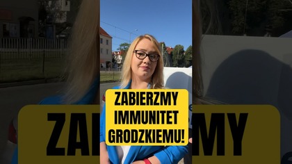 ZABIERZMY IMMUNITET GRODZKIEMU! #Szczecin #Wybory