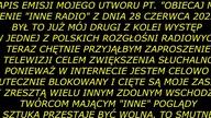 inny niż inni - obiecaj mi - w Inne Radio - emisja z dnia 28 czerwca 2022