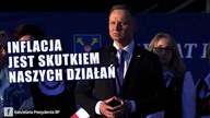 Duda przemówił ludzkim głosem.  Odniósł się do inflacji