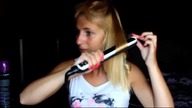 Tutorial: Jak zrobic loki, fale prostownicą  / Salomea Juli + Bloopers