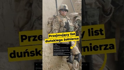 Przejmujący list duńskiego żołnierza #USA #NATO #żołnierz