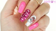 Diddl Mouse nails art tutorial / Allepaznokcie /Colours by Molly /Molly Lac