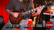 Guitar Setup - Ibanez art120qa #guitarsetup #guitar #6strings