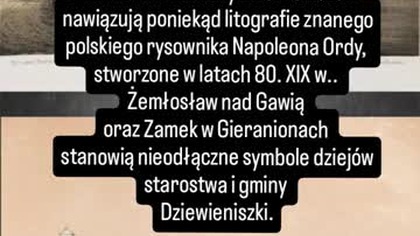 Dziewieniszki - Żemłosław, Gieraniony.  Litografie Napoleona Ordy Dieveniškės emislaulis, Geranainys