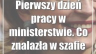 Pierwszy dzień pracy w ministerstwie.  Co znalazła w szafie Joanna Mucha?