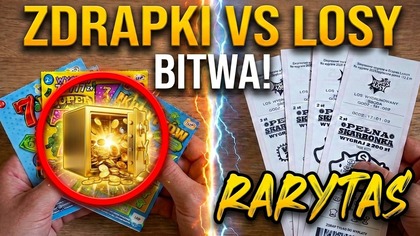 Zdrapki VS Ekspres Losy!  Mniej znaczy więcej!  Kolejna rewelacyjna BITWA z RARYTASEM! 