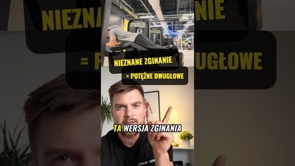 NIEZNANE ZGINANIE  POTĘŻNE DWUGŁOWE