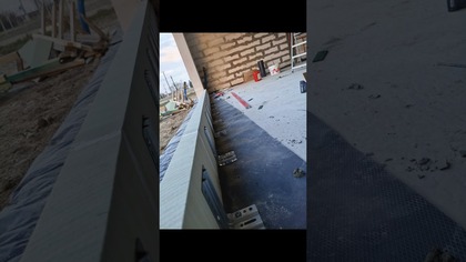 Dziś już prawie ostatnie pracę związane z przygotowaniem do montażu bramy garażowej.  Jeszcze tylko i