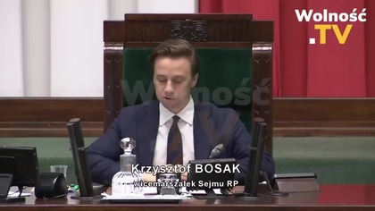 MARSZAŁEK BOSAK PRZEJMUJE OBRADY! SZTURM KONFEDERATÓW NA MÓWNICĘ!