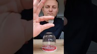 Monetami przez szklankę  #iluzja #magia #trik #sztuczka #magictrick