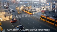 Czołowe zderzenie tramwaj&oacute;w