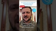 Zełenski pilnie do Polaków po rakietach w Przewodowie #shorts