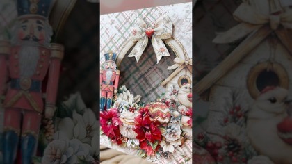 świąteczne pudełko z okienkiem 