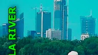 Warsaw City view from the Vistula River #vistulariver #warsawpoland #shorts