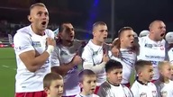 Nasi rugbiści śpiewają hymn!