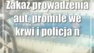 Zakaz prowadzenia aut, promile we krwi i policja na ogonie